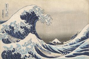 A Grande Onda de Kanagawa. Katsushika Hokusai, c. 1830 