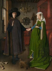 O casal Arnolfini. Jan van Eyck, 1434